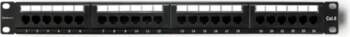Qoltec Patch panel RACK | 24