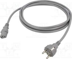 Qualtek Electronics Cable; H05VV-F; 3x1mm2; CEE
