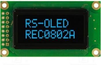 RAYSTAR OPTRONICS Display: OLED; alphanumeric; 8x2