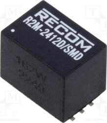 RECOM Converter: DC/DC; 2W; Uin: 9÷36VDC