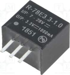 RECOM Converter: DC/DC; 3.3W; Uin: