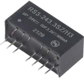 RECOM Converter: DC/DC; 3W; Uin: 9÷27VDC