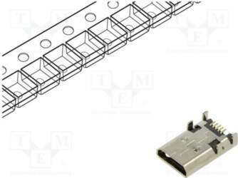 Same Sky® Connector: USB B micro