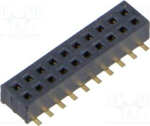 SAMTEC Connector: pin strips; socket; female