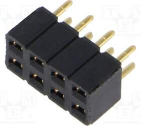 SAMTEC Connector: pin strips; socket; female