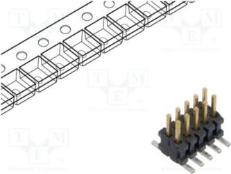 SAMTEC Connector: pin strips; socket; male