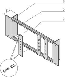 Schroff 19" Module Support Without strain