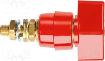 SCHUTZINGER Laboratory clamp; red; 1kVDC; 63A