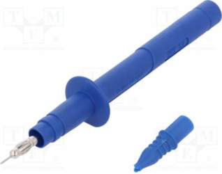 SCHUTZINGER Measuring tip; 5A; 1kVDC; blue