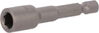 Screwdriver bit; 6-angles socket; 1/4"; HEX