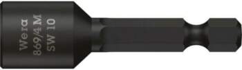 Screwdriver bit; 6-angles socket; 1/4"; HEX