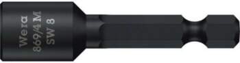 Screwdriver bit; 6-angles socket; 1/4"; HEX