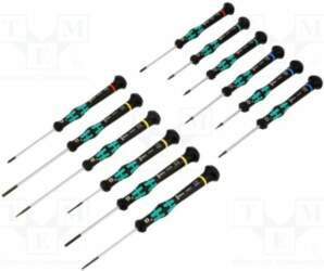 Screwdriver: precision-set; precision; Kraftform Micro; 12pcs