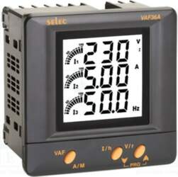 SELEC Meter: network parameters; on panel