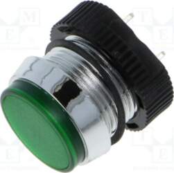 SIGNAL-CONSTRUCT Indicator: LED; flat; green; 24÷28VDC