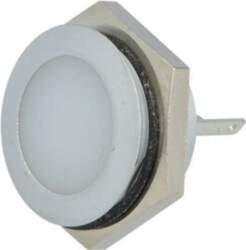 SIGNAL-CONSTRUCT Indicator: LED; flat; white; 12÷14VDC