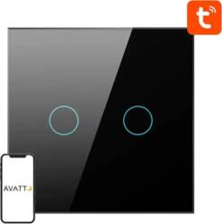 Smart Light Switch ZigBee Avatto ZTS02-EU-B2