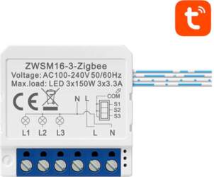 Smart Switch Module ZigBee Avatto ZWSM16-W3