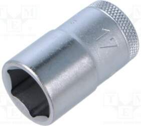 Socket: 6-angles; socket spanner; 17mm; 1/2&quot