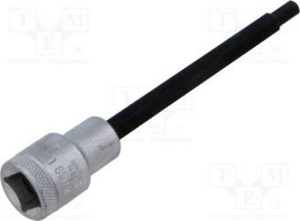 Socket: hex key-bit; HEX 6mm; 1/2"