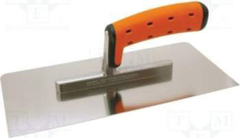 SOLID TOOLS Finishing trowel; rounded edges