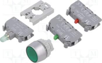 SPAMEL Switch: push-button; 22mm; Stabl.pos: