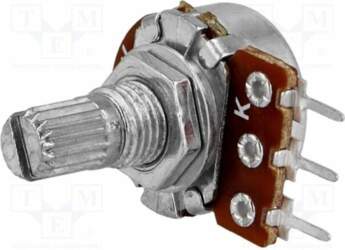 SR PASSIVES Potentiometer: shaft; 2.2kΩ