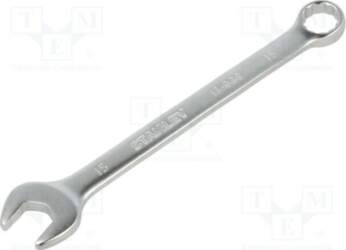 STANLEY Wrench: combination spanner; double-sided; 15mm