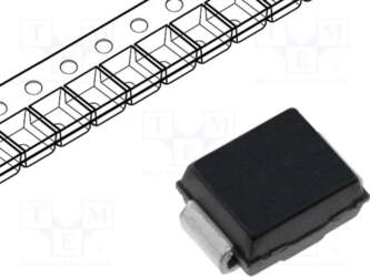 STMICROELECTRONICS Diode: TVS; 600W; 27V; 16A