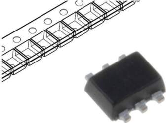STMICROELECTRONICS Diode: TVS array; 6V; bidirectional