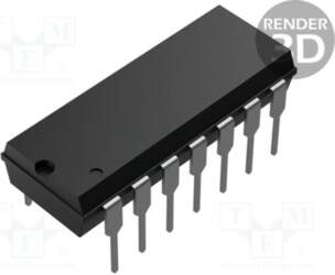 STMICROELECTRONICS IC: driver; motor controller; PDIP14