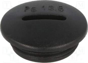 Stopper; PG13,5; IP54; polyamide; black
