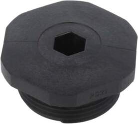 Stopper; PG21; IP54; polyamide; black; V-NE