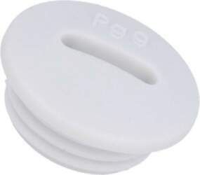 Stopper; PG9; IP54; polyamide; grey; V-N-FS