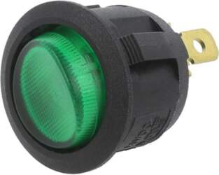 SWITCH COMPONENTS ROCKER; SPST; Pos: 2