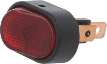 SWITCH COMPONENTS ROCKER; SPST; Pos: 2