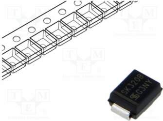 TAIWAN SEMICONDUCTOR Diode: Schottky rectifying; SMB