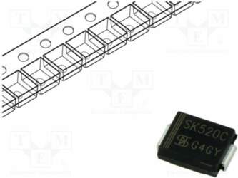 TAIWAN SEMICONDUCTOR Diode: Schottky rectifying; SMC