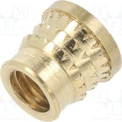TAPPEX Threaded insert; brass; M6; L: