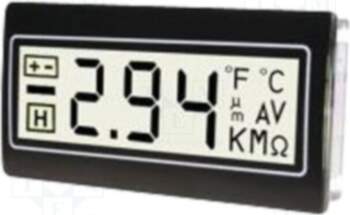 TDE INSTRUMENTS Voltmeter; digital,mounting; -200÷200mV