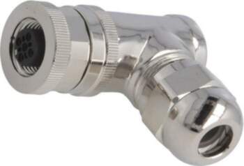 TE CONNECTIVITY Connector: M12; plug; PIN: