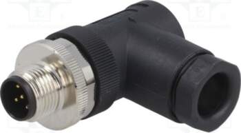 TE CONNECTIVITY Connector: M12; plug; PIN: