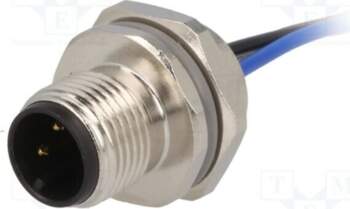 TE CONNECTIVITY Connector: M12; socket; PIN: