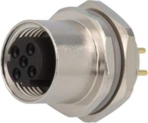 TE CONNECTIVITY Connector: M12; socket; PIN: