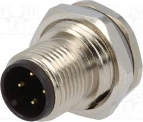 TE CONNECTIVITY Connector: M12; socket; PIN: