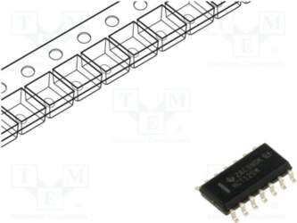 TEXAS INSTRUMENTS IC: digital; buffer; Ch:
