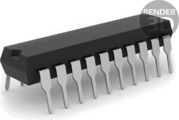 TEXAS INSTRUMENTS IC: digital; buffer,inverting