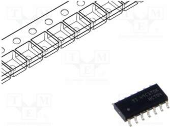 TEXAS INSTRUMENTS IC: digital; NOT; Ch: