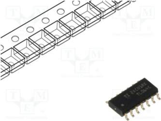 TEXAS INSTRUMENTS IC: operational amplifier; 1MHz