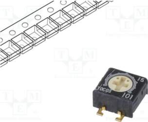 TOCOS Potentiometer: mounting; 100Ω; single turn